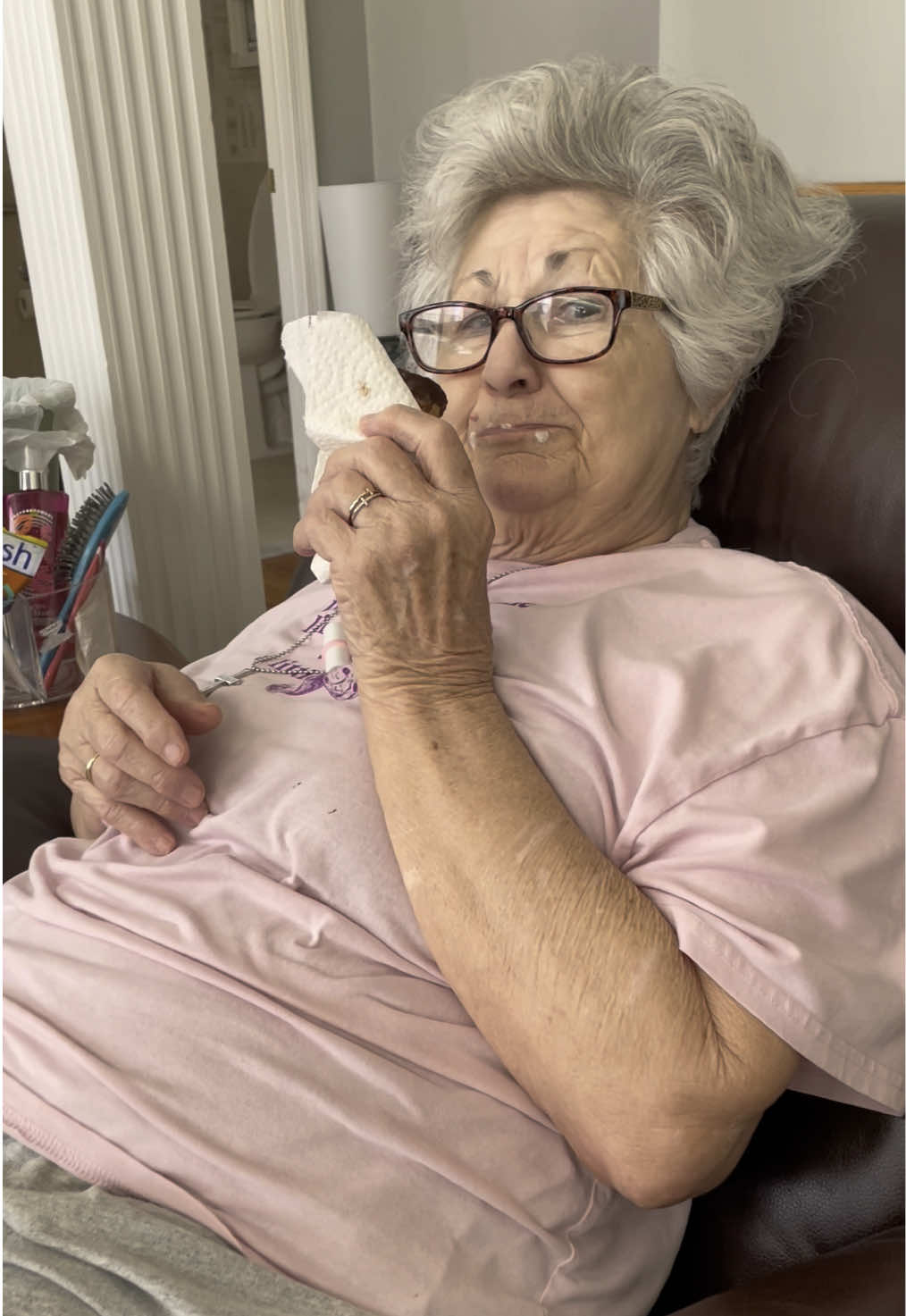 Dementia is full of ups and downs 😢 Noticing more changes in my girl but cherish each moment we get to spend together 💗🍦#grandparents ##funny##icecream##caregiver##grandma##dementia