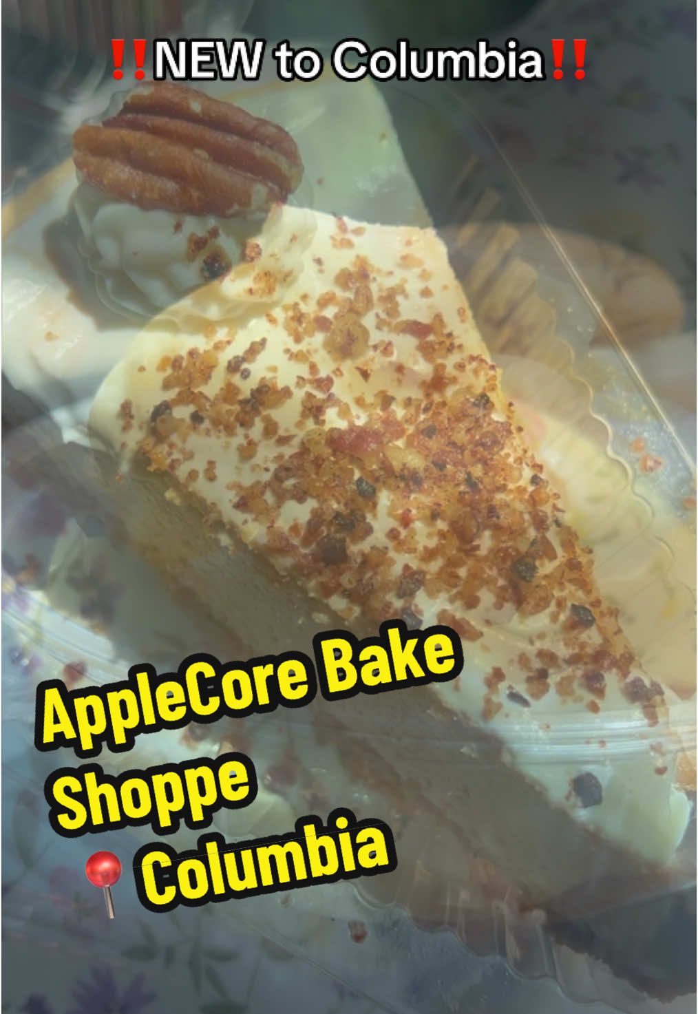 YAY‼️I’m a huge fan of sweets so I obviously had to check out @applecore_bakes new location in Columbia. Here’s what I got today: ▪️Bacon Cheddar Chive Scone ($5.75): delicious! And there were two pieces so the portion was bigger than I expected. They heated this up for me, and I enjoyed it for lunch in my car. The texture was a little softer and breadier than I’m used to for scones, but I still liked  it. ▪️Banana Pudding ($6.75): this was SO yum! I’m definitely a fan, and I love that they cut fresh bananas on top for you when you purchase so they don’t brown.  ▪️Sweet Potato Cheesecake ($10.50): this was also really good - would recommend AND purchase again. They also had banana pudding cheesecake AND Oreo cheesecake. I can’t wait to try both! Additional Notes📝 ▪️They’re next to Bon Fresco - I don’t know why but I had a tough time finding them at first. And PS, you need to put in their address because google still directs you to their old location ▪️They have various vegan + gluten free options available ▪️They also have @taharkabros ice cream there  ▪️Things were a bit pricier than expected but the quality’s on point, and you can tell they really care. Def worth it IMO! ▪️They just opened last Saturday 🙂 📍6945 Oakland Mills Road, Suite A, Columbia ⏰M-Fr 9-5pm, Sa 9-2pm  #fyp #foryou #foryoupage 