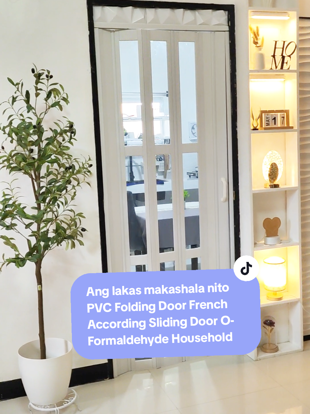 Easy to install PVC Folding Door French According Sliding Door O- Formaldehyde Household Partition Track For Multi-Scenarios #partition #partitiondoor #pvcfoldingdoor #slidingdoor #Home #door #foldingdoor 