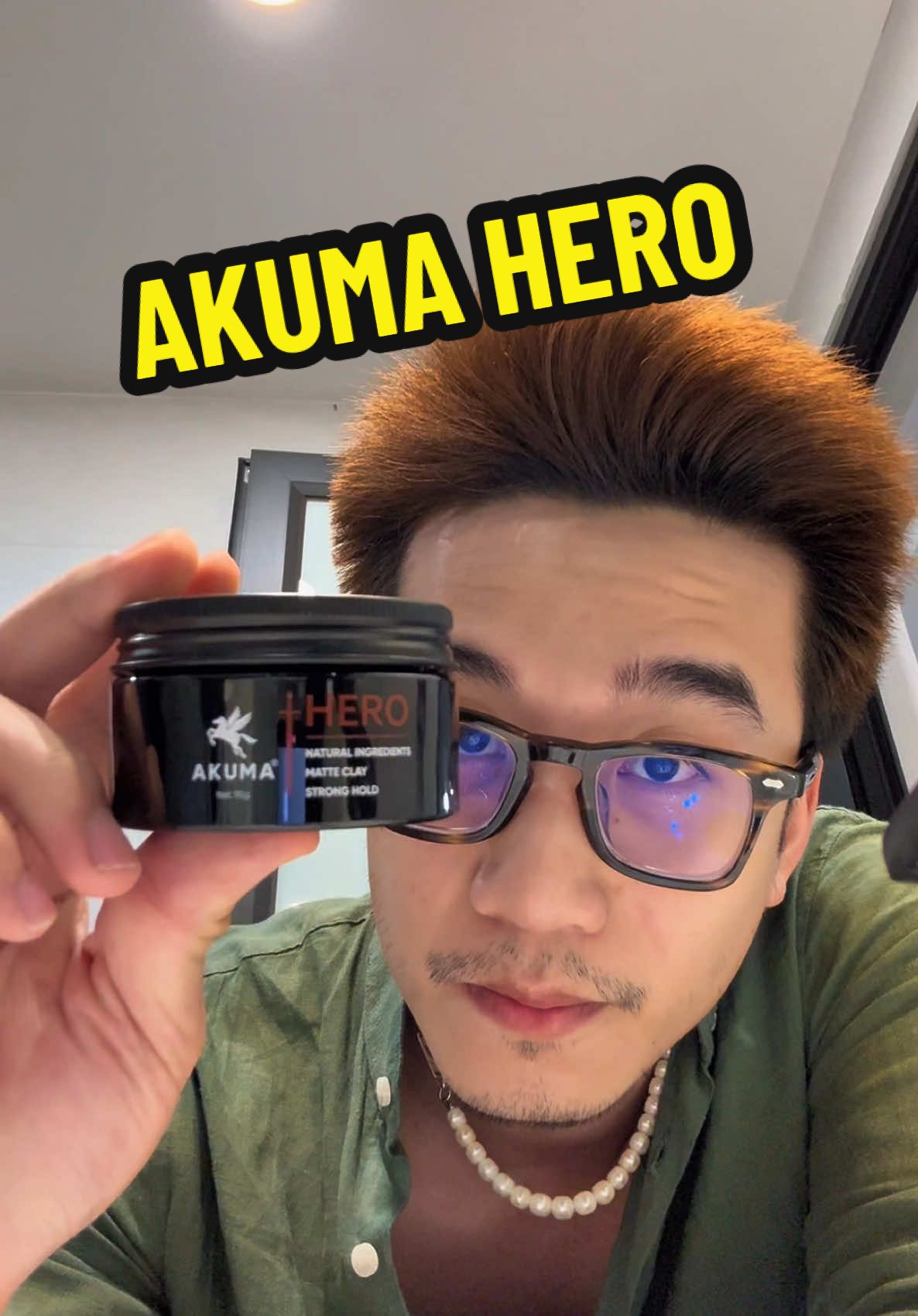Ngọc Bình review sáp vuốt tóc AKUMA HERO con sáp quốc dân 2025 a e nhé #hairwax #sapvuottoc #akuma #hero #matteclay 
