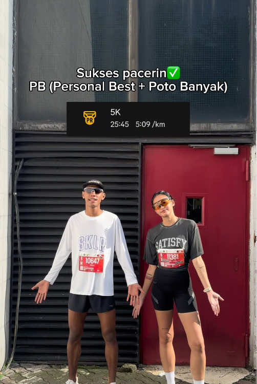 Pacerin kakak midy yang setiap minggu PB🫵🏽⚡️ @midymidya28  #run #Running #digilanrun2025 #runningmate #pelarikonten 