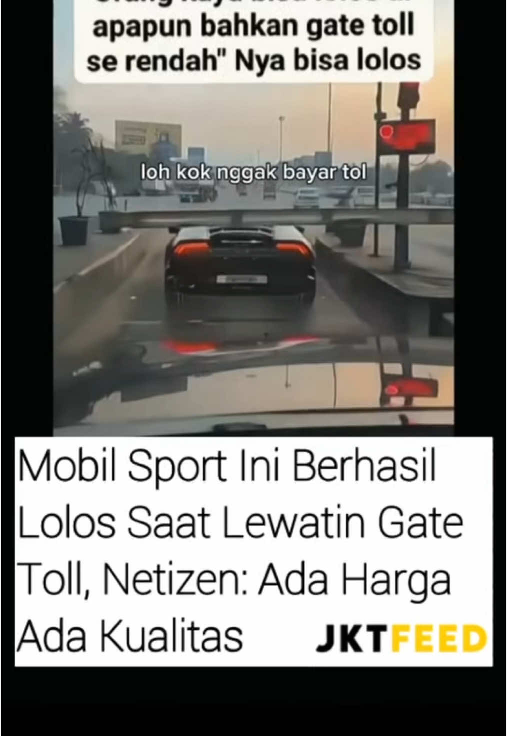 Salah satu kelebihan Lambo, gimana tanggapan kalian? (Source : @ceritaberitakata)