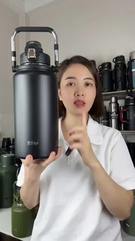 Bình inox 2,5 lít có ống hút#binhgiunhiet #binhgiunhiet2500ml #2500 #xuhuong 