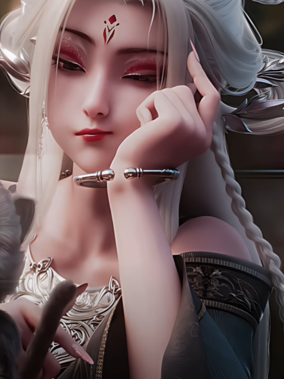 xiao bai imut banget njir#donghuaedit #donghua #jadedynastys2 #xiaobai #xiaozhan #