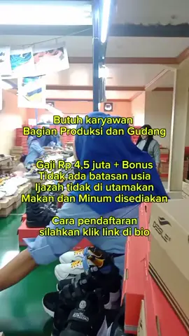 Cara daftar cek di bio  #pabriksepatu #lokersidoarjo #kulipabrik #lokerterbaru #loker2025 #lowongankerja #caripekerja #fyp #fypp #fyppppppppppppppppppppppp 