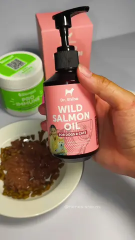 Dr. Shiba Wild Salmon Oil is a premium pet supplement designed to enhance your dog or cat's overall health. This product is rich in omega-3 fatty acids, particularly DHA and EPA, which are known for their numerous health benefits. #drshiba #drshibawildsalmonoil #wildsalmonoil #salmonoil #cats #cat #omega3 #cattreats #catfood  @bydrshiba.ph 