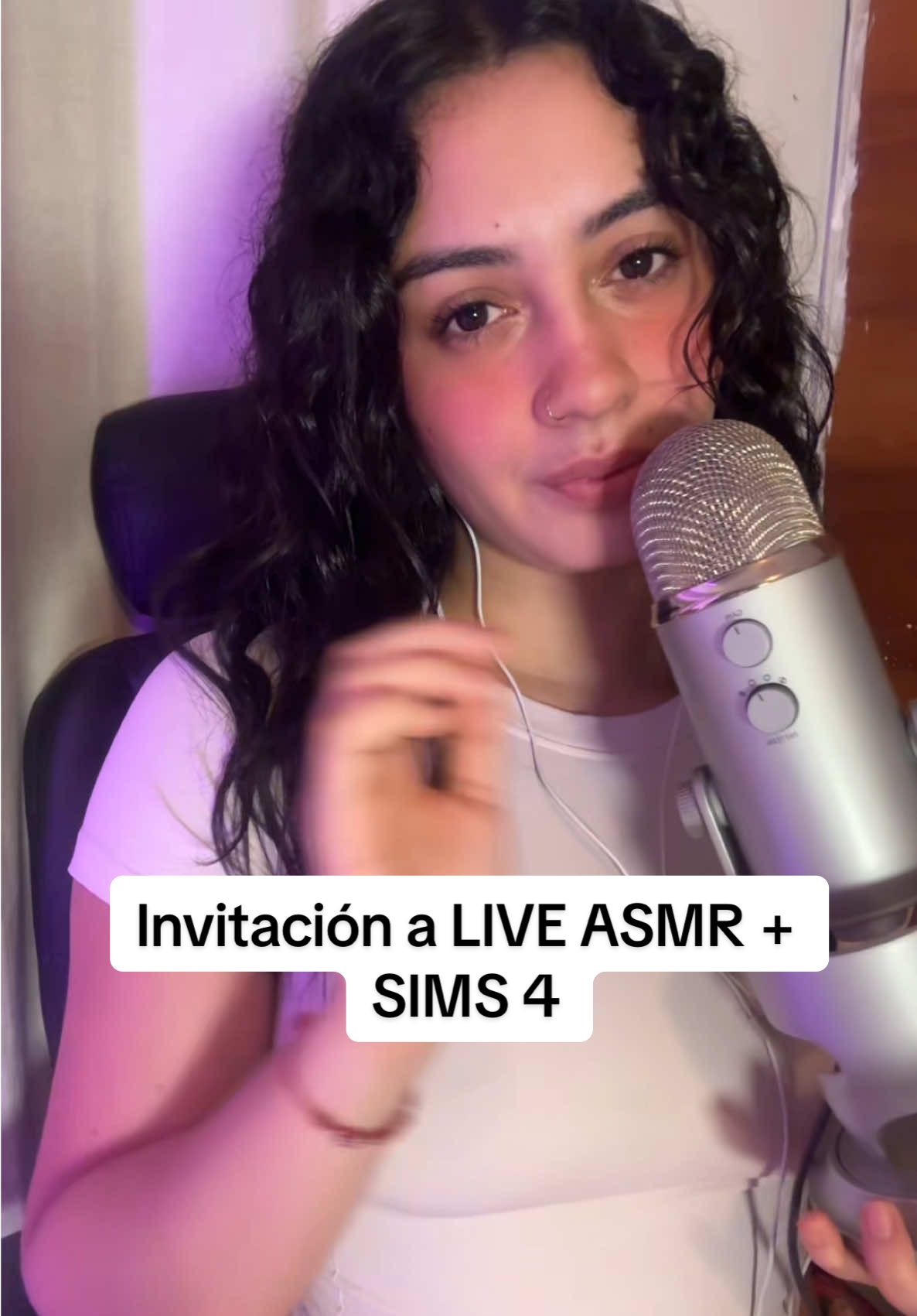 Juguemos , hablemos, relajémonos déjate consentir con mi voz te espero ❤️ #asmr #fyp #sims4 #live #barbilandasmr 