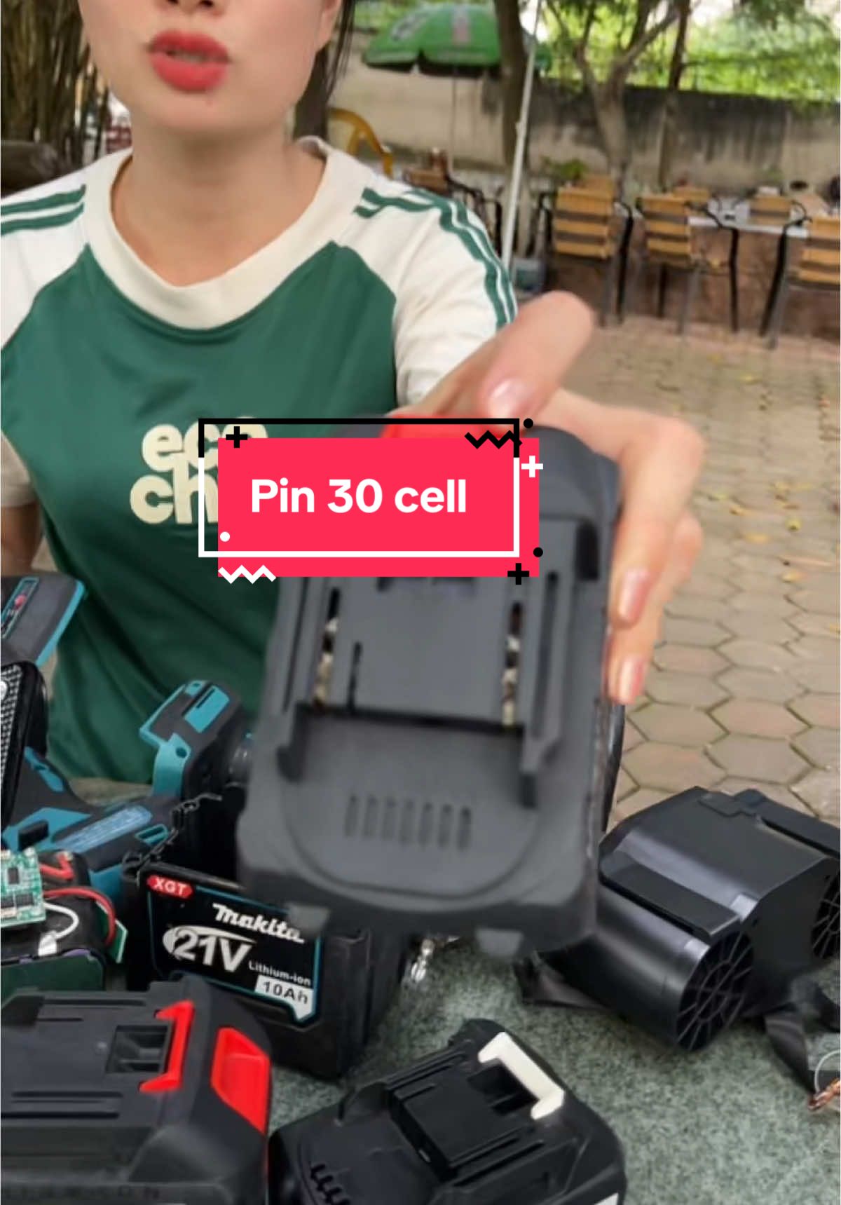Pin 30 cell #thanhmai92 #cokhi #pin #pin30cell 