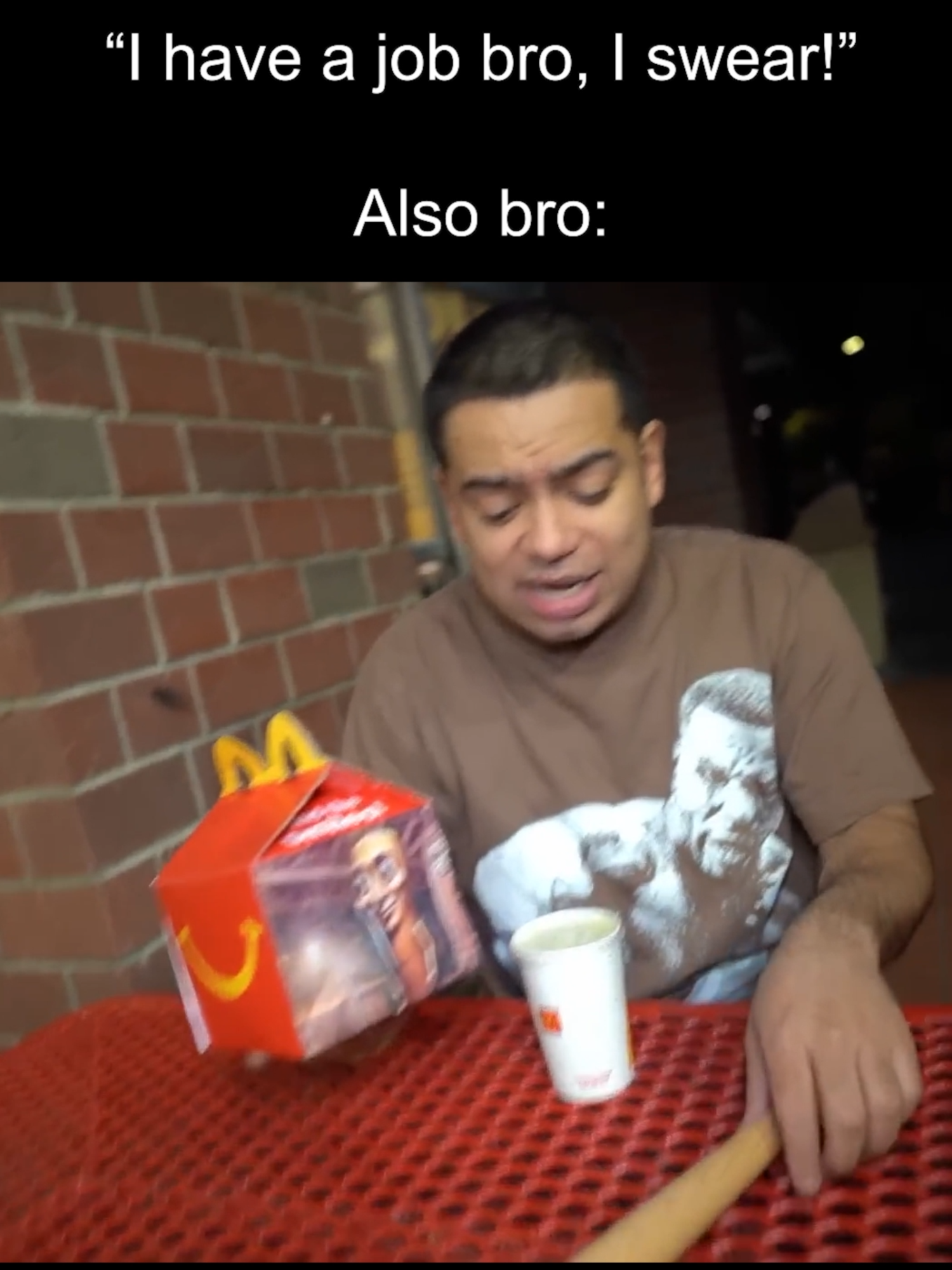 tung tung tung sahur's happy meal gotta be tasy af #tungtungtungsahur  #brainrot  #funny  #meme   #fyp  #arcadecraniacs