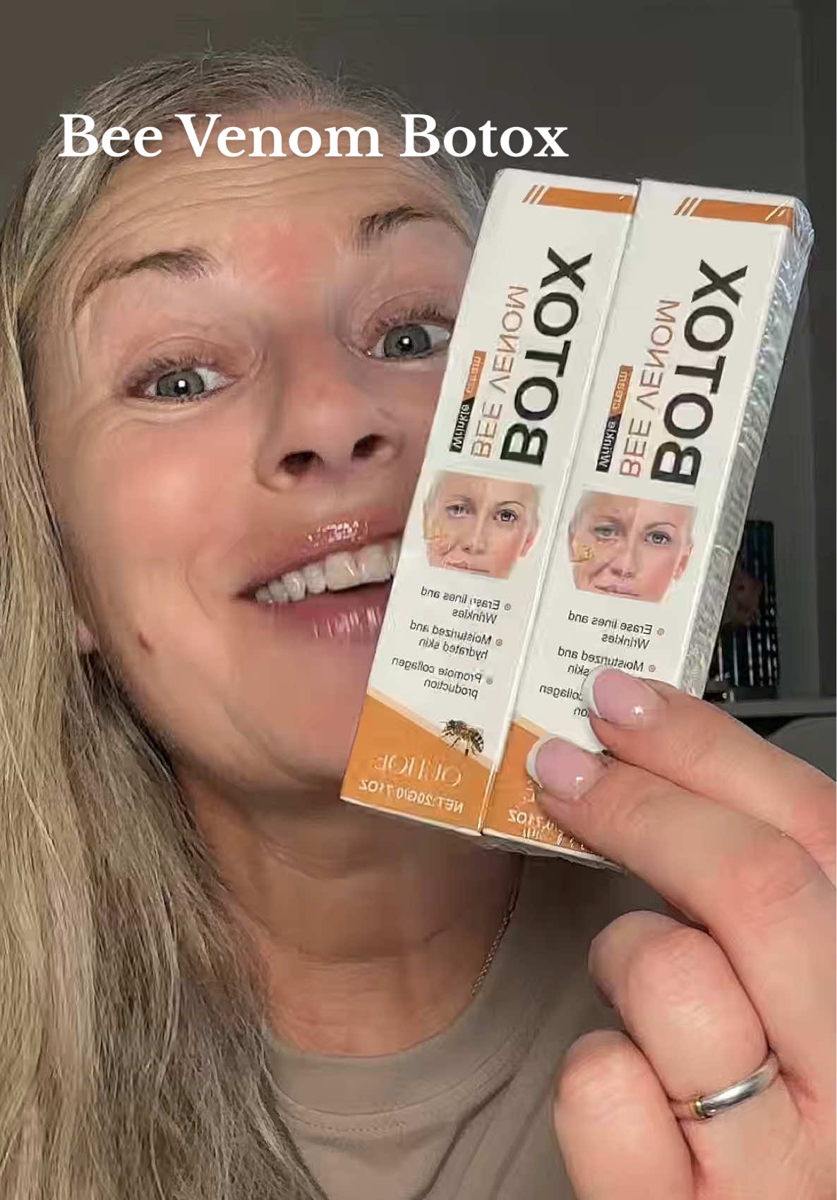 For £1.28 it’s worth a try #beevenom #botox #antiageing #wrinkles #TikTokMadeMeBuyIt 