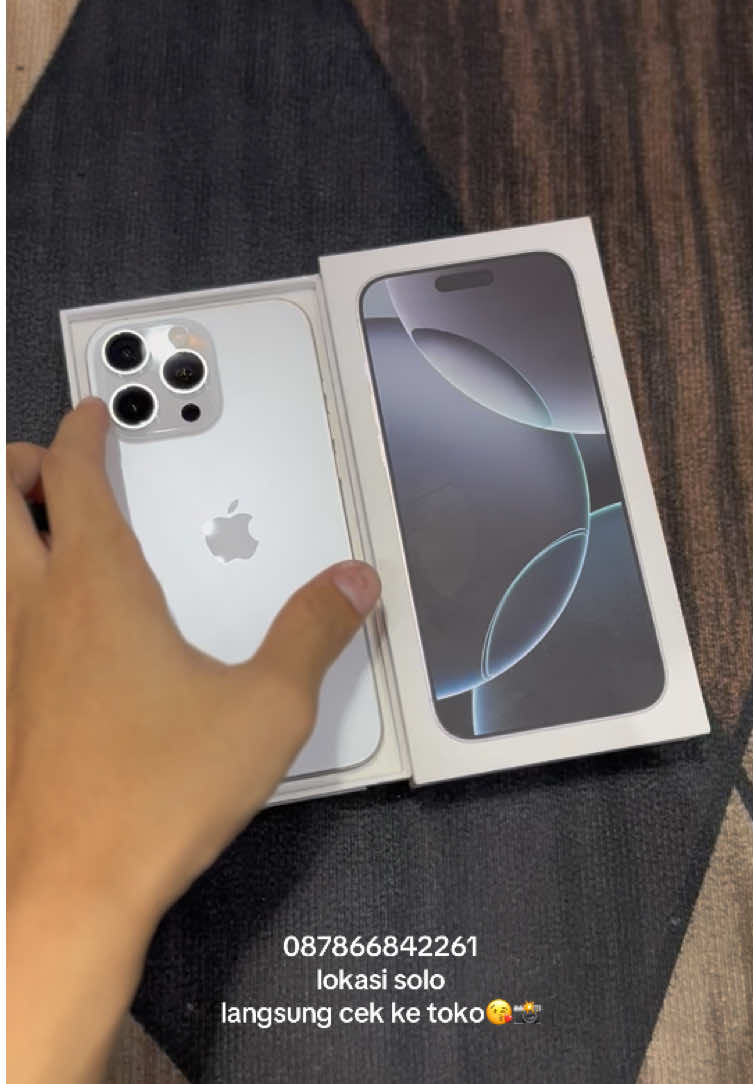 RUEDDDIIIIII 16 PROMAX 256Gb CUKAI ORIGINAL FULLSET ORIGINAL LOKASI SOLO LANGSUNG KE TOKO AJA SUPER LIKE NEWW 087866842261 #aksaraphonesolo #jelajahsolo #16promax #iphone16promax 