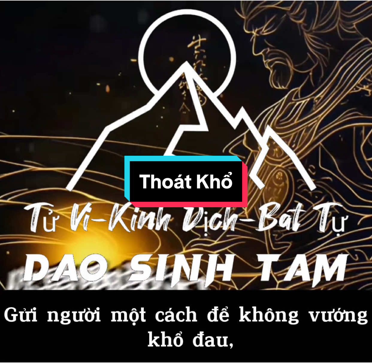 Gửi người một mẹo giúp thoát khỏi khổ đau… #TriếtLýĐạoGia #TuViĐẩuSố #tửvi #VậnMệnh #TriếtLýCuộcSống #xuhuong #viral #lờiphậtdạy #lờicổnhân #đạophậtvàđờisống #nhậnthức 