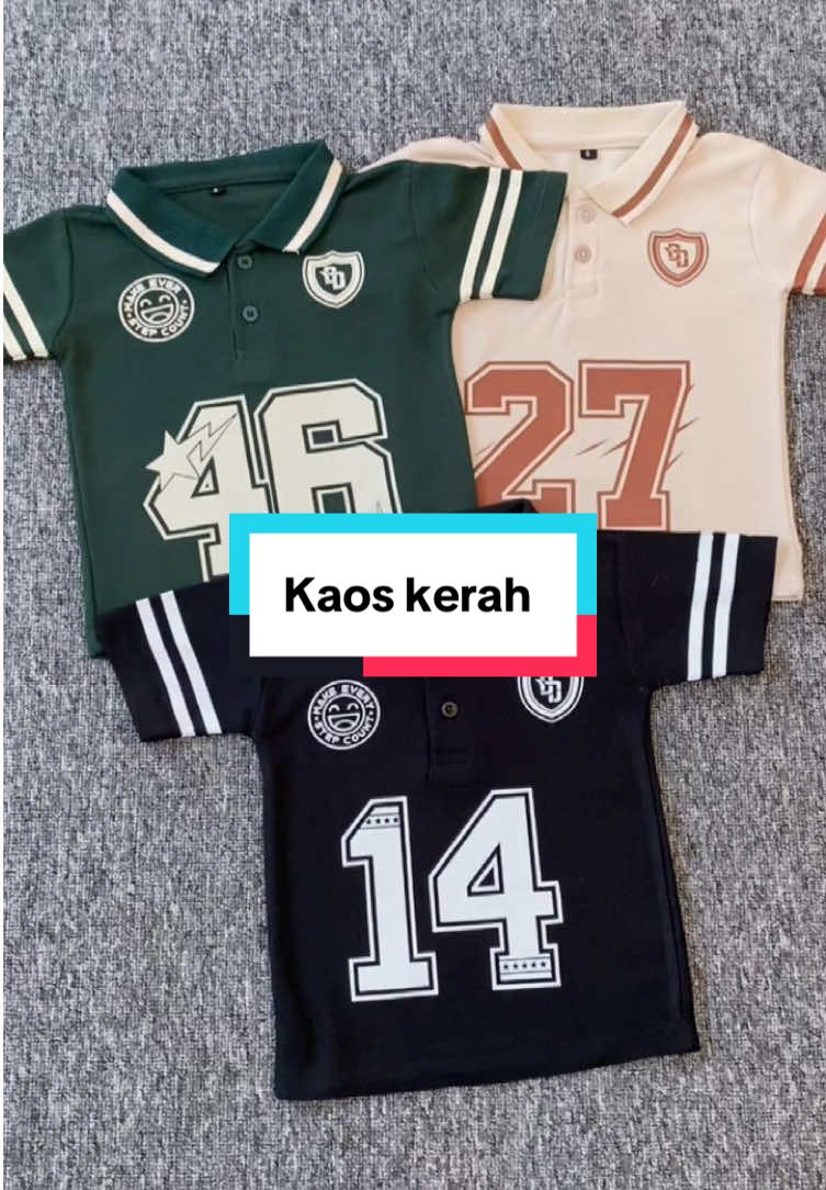 Rekomendasi kaos polo basket free tass ready size 1-9 tahun✅ #ootdanak #bajuanakviral #polo #polokerah #kaosviral #baseball #kaosbaseball #kaosanak #untukanak #kaoskeren #setelanlakilakikeren #distro #fyp #estishop 