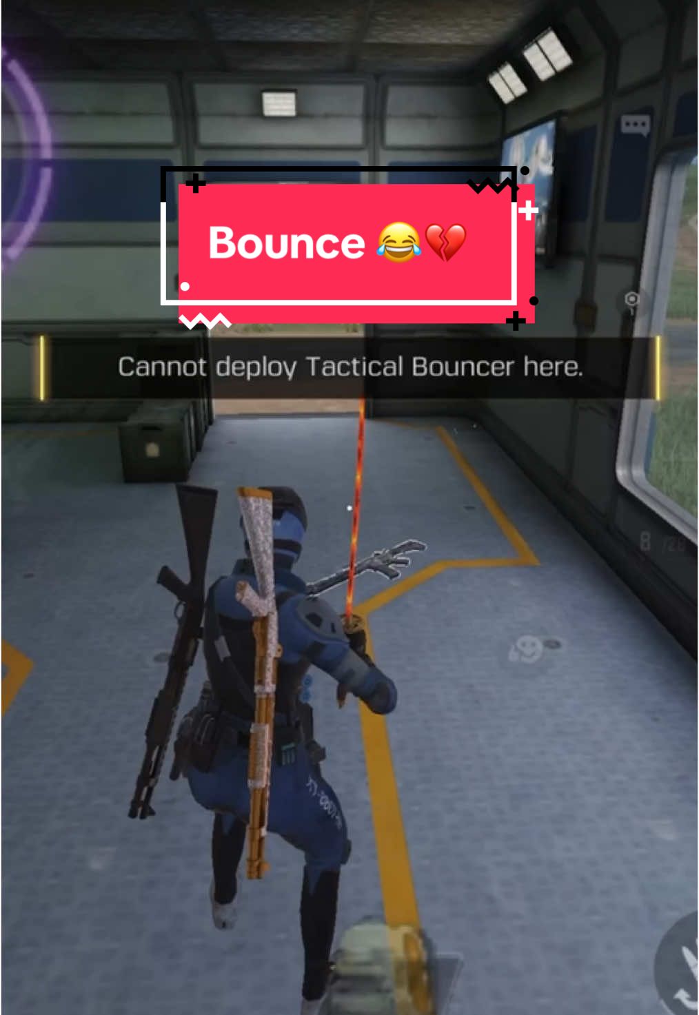 Tactical trap with the tactical bounce 😂💔#codmobile #codm #codmobileclips #justcallmejason2 