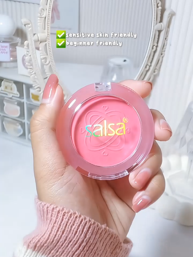 salsa ini mau jualan apa sedekah ya, blush on secakep secantik dan se aesthetic ini cuma 20rebuan ajaaa #makeup #racuntiktok #wibgajian #masyaallahtabarakkallah #fypage #fypシ゚ #fyp #blushon #salsa #salsablushon 