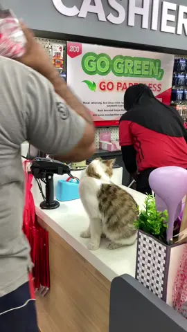 kene report ni cashier gigit customer!!!