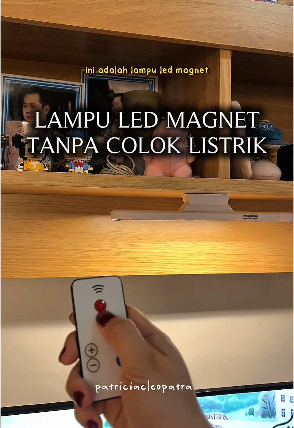 Bisa 3 warna, kalo malam sih cakep pake yg warm yah.. 💡 #lampuledmagnet 