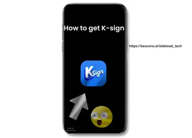 How to get K-sign on iOS #CapCut #IOS #ksign #easytutorial #fyp #cool #funny#IOS 