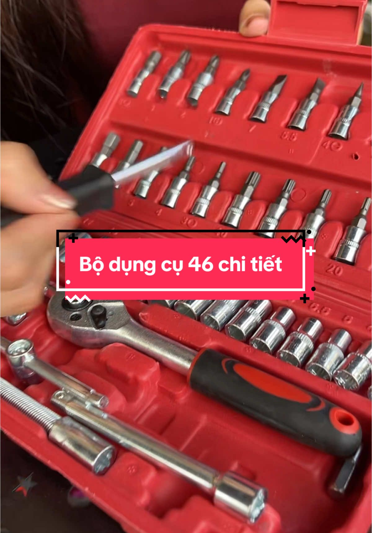 Bộ dụng cụ 46 chi tiết #thanhmai92 #cokhi #bodungcu46mon #suachua 