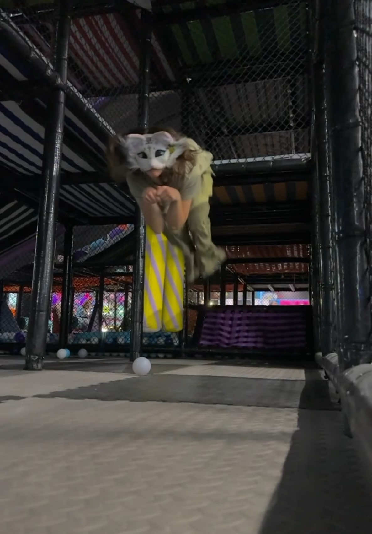 Like my form!! #quadrobics #mask #goodquality #antizoo #quads #therian #theriancommunity #nature #aardwolftherian 