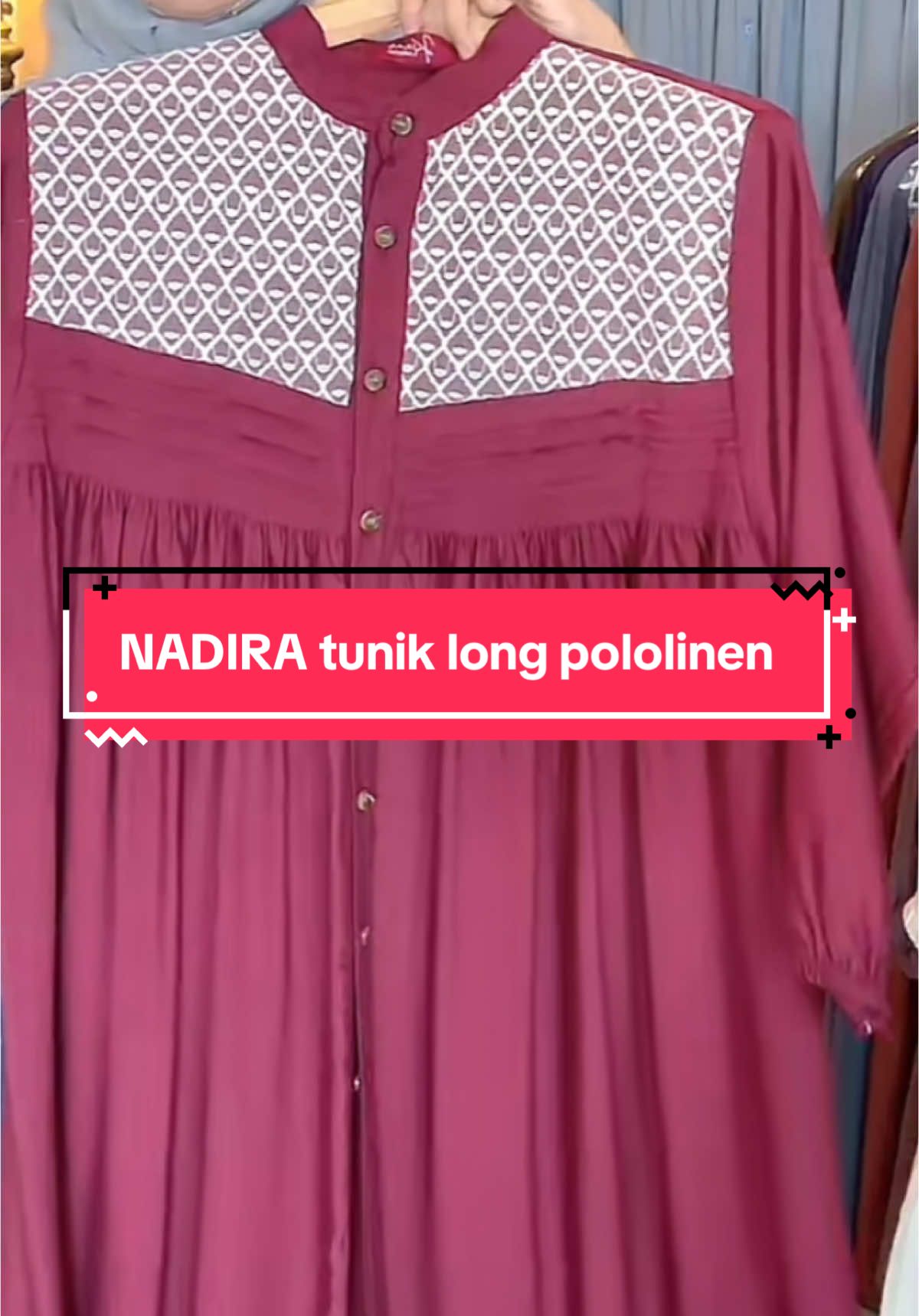NADIRA tunik long pololinen Muslim Nyaman.                                                     #bajuwanita #muslim #kekinian #fypforyou #viralvideo #fyppppppppppppppppppppppp 