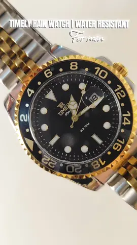 Timely rain men  analog watch ✨😍 #Watchformen #luminous #waterresistant #timelyrainwatch #viral 
