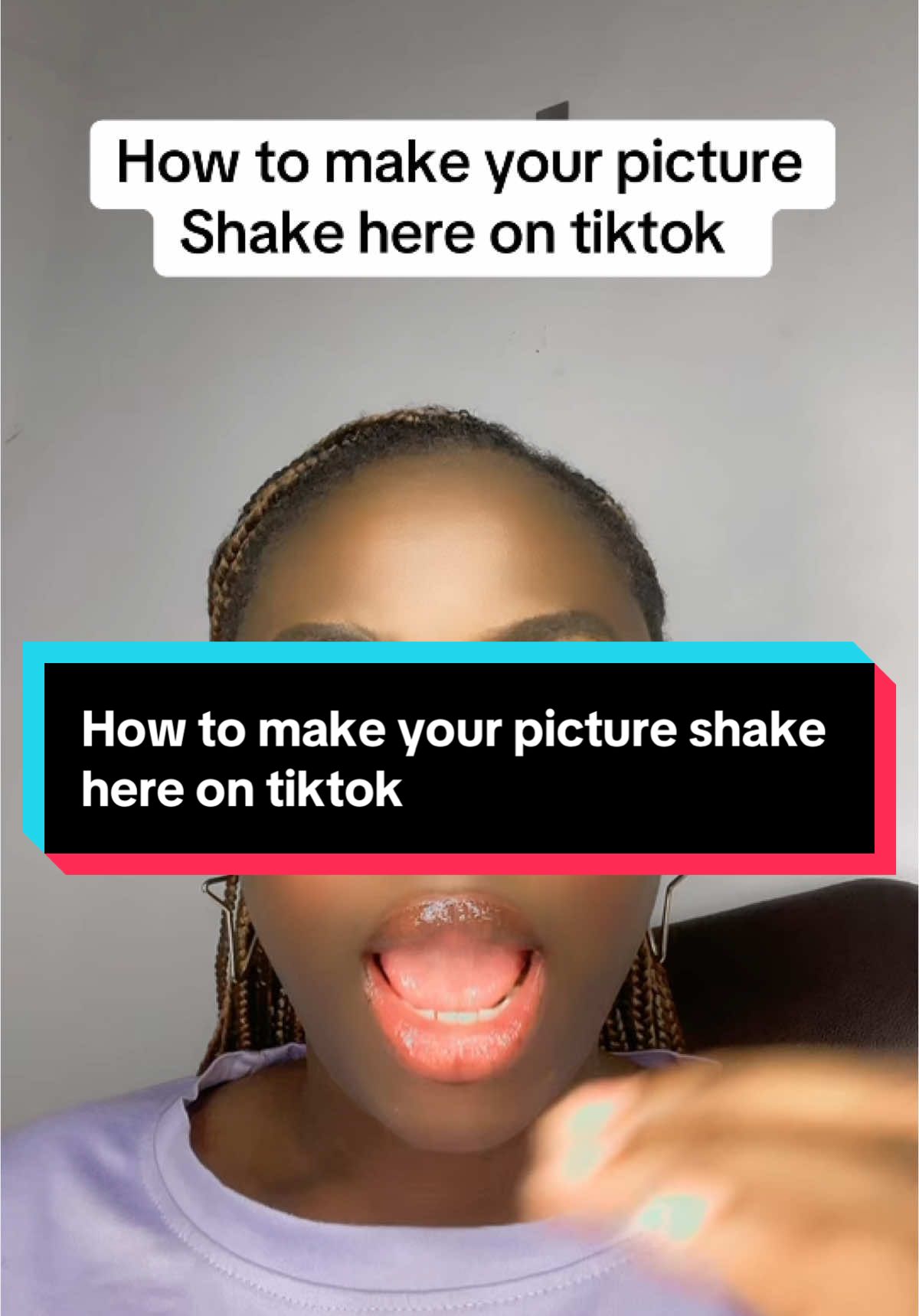 How to make your picture Shake here on tiktok #tiktoktips #creatortips #tiktokbeginners #newontiktok #drqueenzoe 