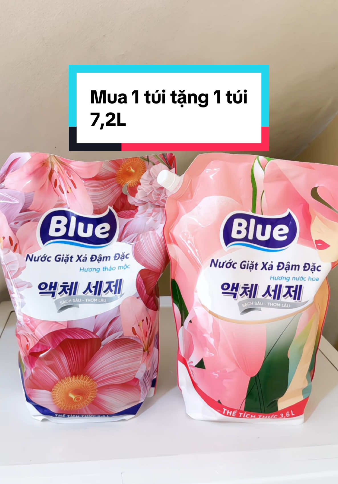 Nước giặt xả Blue đậm đặc, thơm, tiết kiệm các chị ơi#nuocgiatxa #bluevietnam #nuocgiatblue 