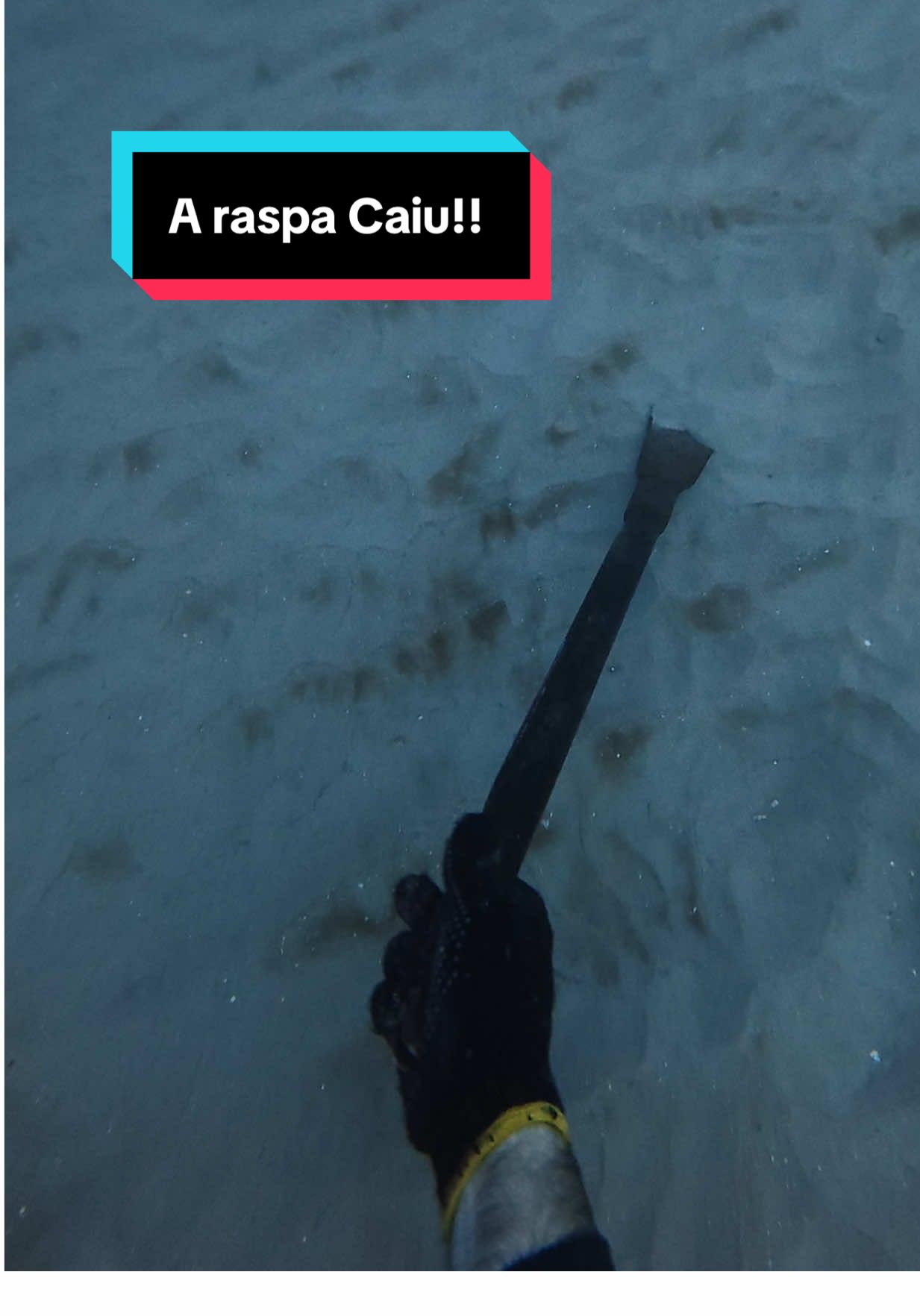 A raspa Caiu!! (The scraper fell) #workhard #dive #ship #work #hull #mergulho #buceo #trabalho #navio 