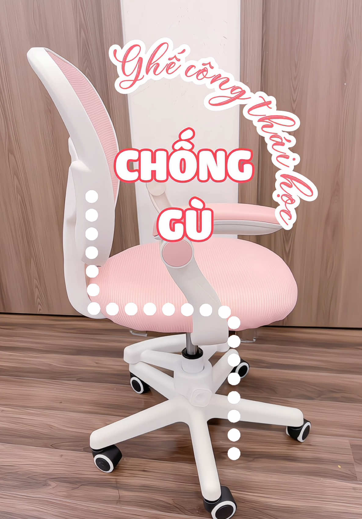 Ghế công thái học chống gù lưng cho bé #ngoctrangbacon #ghecongthaihoc #chonggulung #ghế #ghengoihocchonggu #ghengoihoc #mevabe 