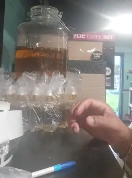 POV: You’re watching your favorite all-in-one oil get made from scratch. 👀✨ Natural, handmade, and filled with the good stuff—no shortcuts. 💅🏽💧 From my hands to yours. #NaturalHairOil #SmallBusinessTikTok #BlackOwnedBusiness #HairTok #SkincareRoutine #BehindTheScenes #SeojCosmetics #PackagingASMR 