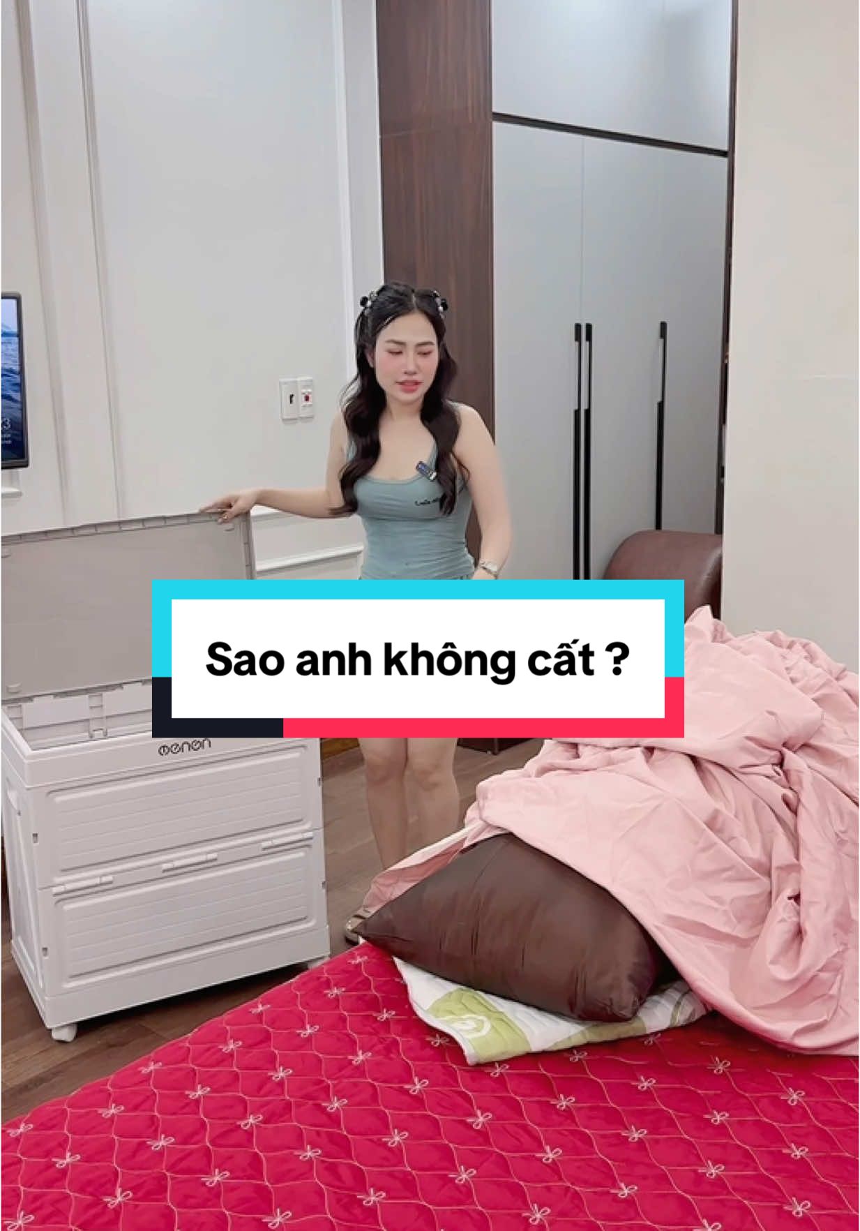 Em mới mua cái tủ này, lần sau cứ để hết vào đây #tugapgon #tudedodanang #oenon 