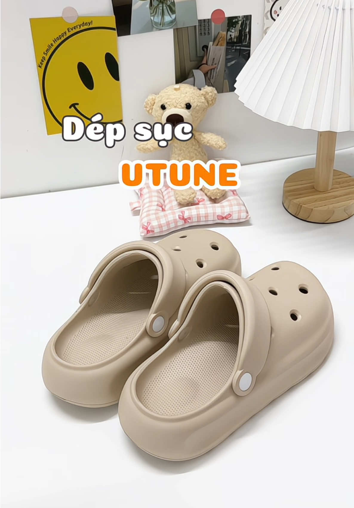 Đôi dép mang được cả mùa hè lẫn mùa mưa, các bà đã có chưa ? #utune #depsuc #depcross #fyp #xh #runnriviu #unboxing 