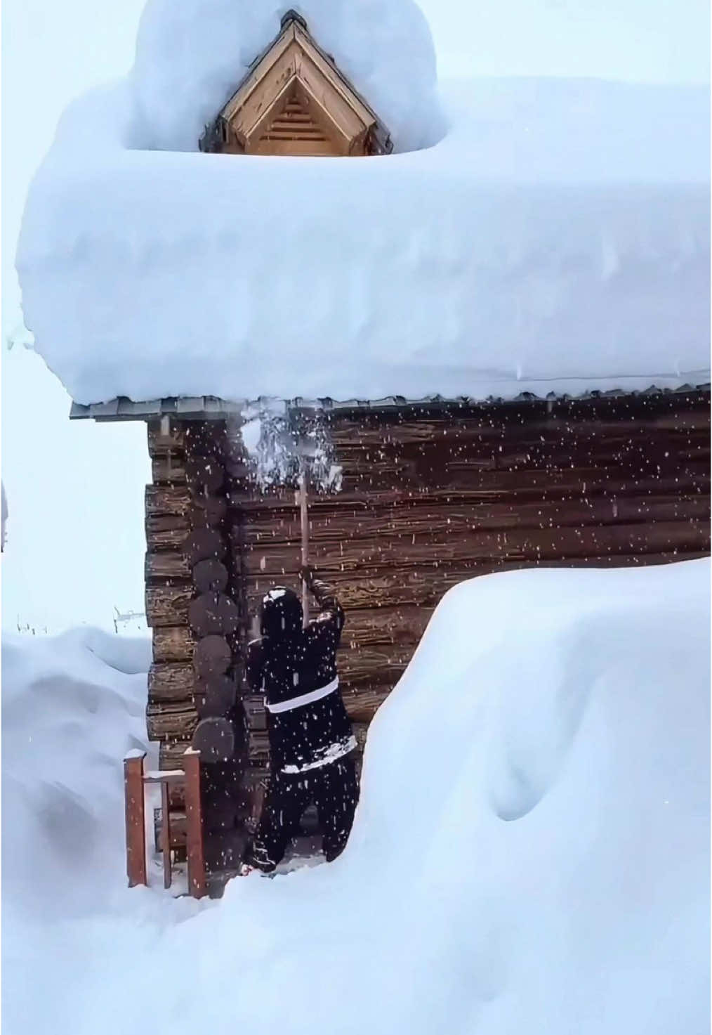 Do you prefer ice breaking or snow removal #satisfying #ice #snow #fyp #oddlysatisfying 