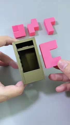 Can you put the three pieces into the garage box?#puzzle #iqtest 