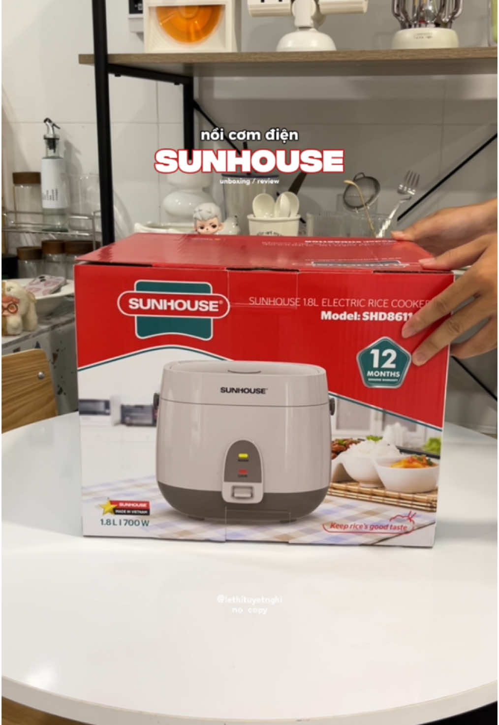 nồi cơm điện SUNHOUSE nấu cơm chín nhanh , mềm dẻo thơm , thiết kế tối giản hiện đại 🍚 🏠#noicomdien #sunhouse #giadungtienich #dientu #viral #saleluongve #unboxing #nauan #review #nghile2009 #muataitiktok #noicomdiensunhouse #xh #unboxingasmr 