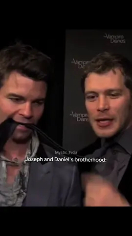 Brothers in real life 😂 #josephmorgan #theoriginals #klausmikaelson #elijahmikaelson #danielgillies 