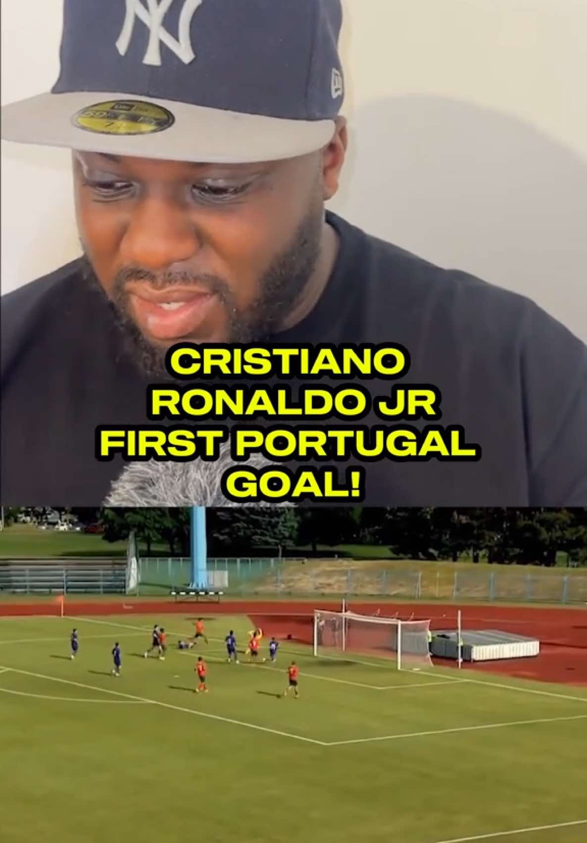 Cristiano Ronaldo JR First goal for portugal! #football #cristiano #cristianoronaldo #cristianoronaldojr