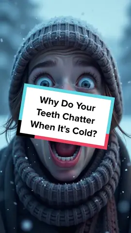 Ever wondered why your teeth chatter when you're freezing? The answer is more scientific than you think! #HealthFacts #BodyMysteries #ScienceExplained #StayCurious #ViralHealthDose
