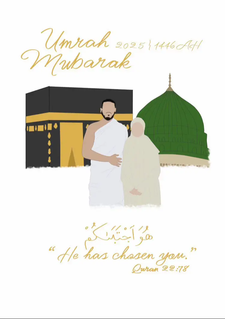 Umrah Mubarak frames 🥰❤️