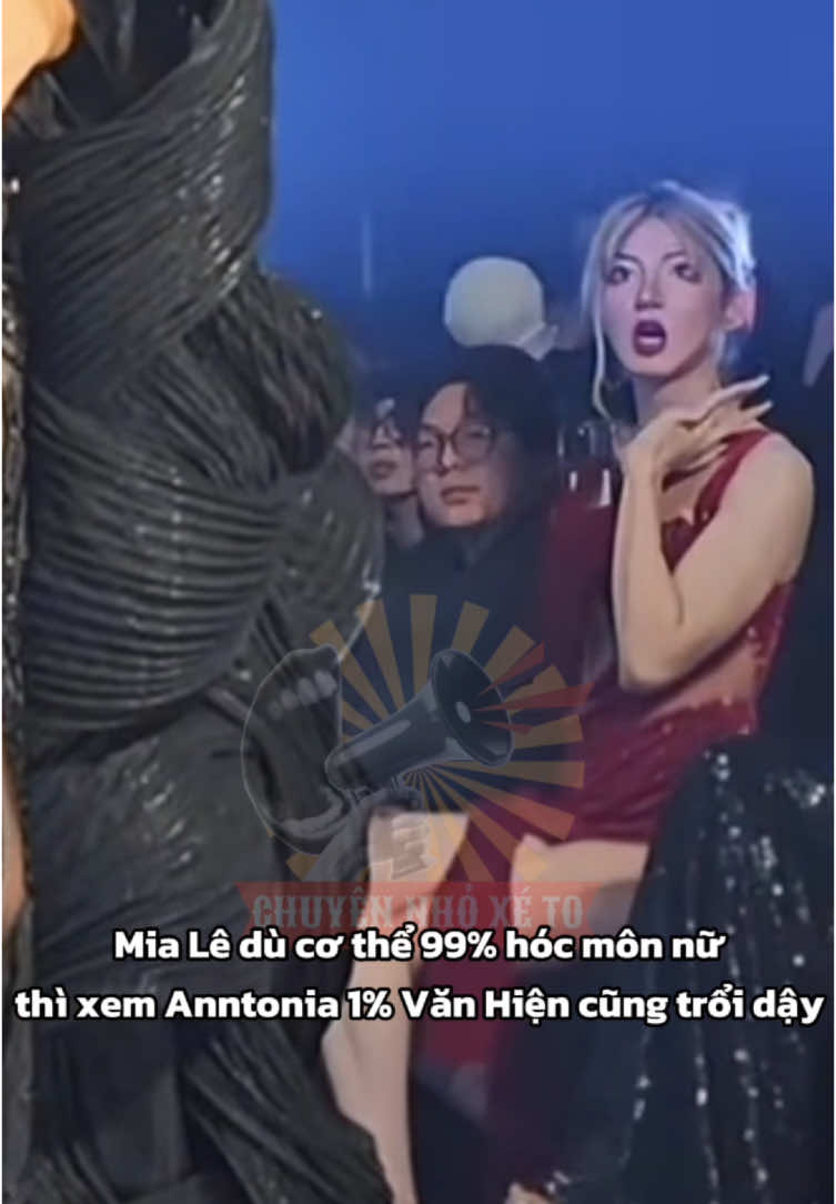 Mia Lê dù cơ thể 99% hóc môn nữ thì xem Anntonia 1% Văn Hiện cũng trổi dậy #xuhuong #viral #anntoniaporsild #miale #j4f 