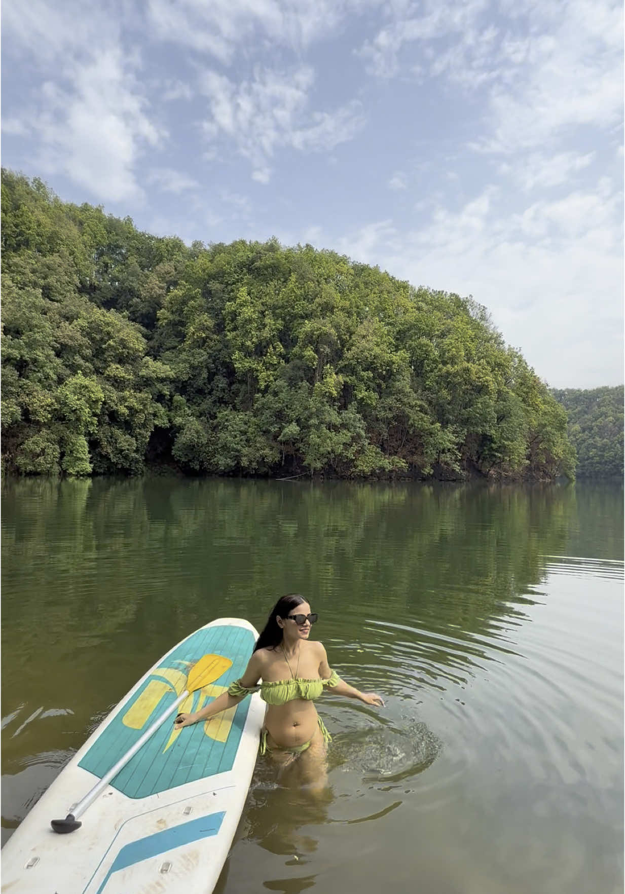 The camera caught my truth #pokhara #begnastal #bikiniseason #nature 🍃