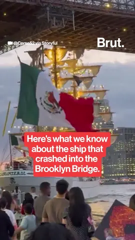 On May 17, a Mexican Navy training ship collided with the Brooklyn Bridge, resulting in at least two casualties and 22 injuries. #BrooklynBridge #Ship #ShipCrash #BrooklynBridgeCrash #Mexico #MexicanNavy #NewYork #Brooklyn #Boat #Collision