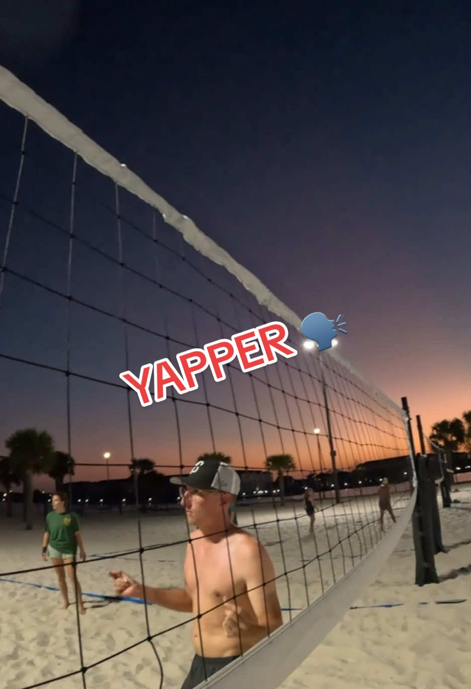 YAPPER 🗣️ #volleyball #beachvolleyball #sports #beach #pov #povs #satisfyingvideo #gopro #fyp #viralvideo #trending #compilation #volleyballplayer #wilson #sunset 