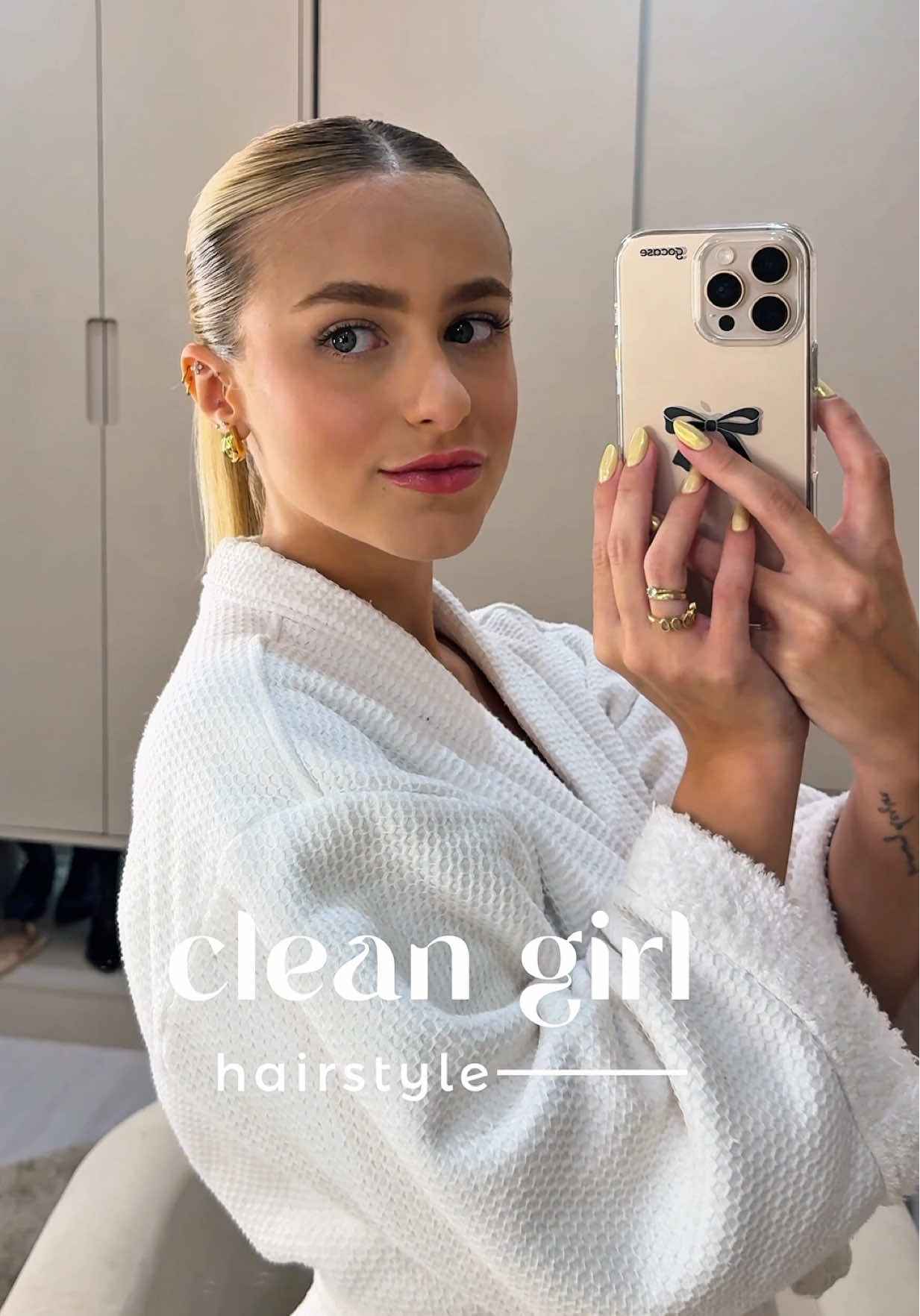 #tutorial 💖 #slickbun #cleangirl #hairstyle #hair #yascorse 