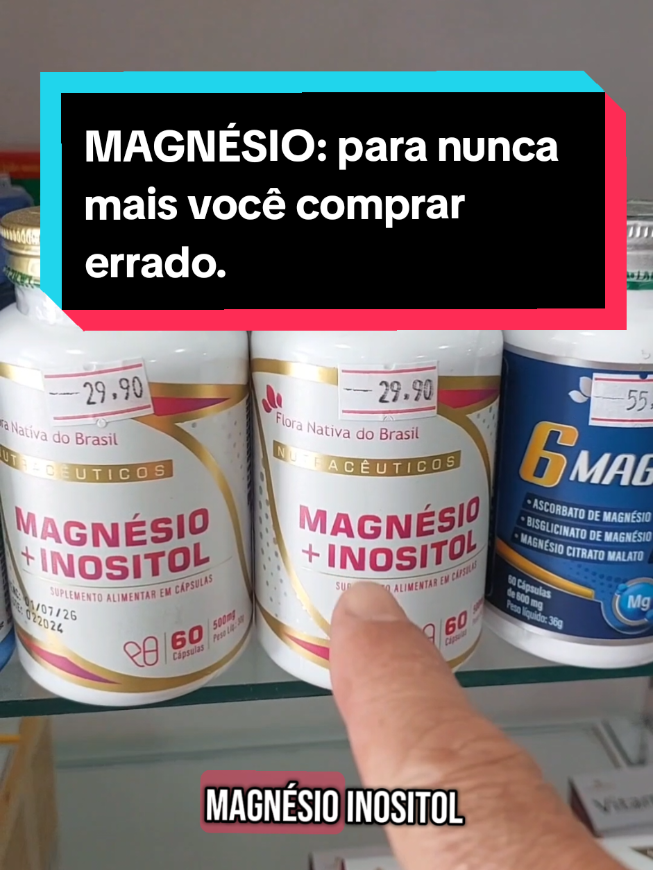 Você sabia que existem vários tipos de magnésio, e cada um tem uma função diferente no corpo? Magnésio dimalato: alivia dores e ajuda na fibromialgia. Magnésio inositol: melhora a qualidade do sono. Magnésio treonato: atua diretamente no cérebro e memória. Magnésio biglicinato: combate o estresse e a fadiga. Não é só tomar magnésio... é saber qual o tipo certo para você! Curtiu? Compartilha e me segue pra mais dicas de saúde natural! @Nei Ribeiro @Nei Ribeiro  #magnésio #saudenatural #fibromialgia #melhorsono #memoriaativa #estressesem #fadigasem #vidasaudavel #dicasdesaude #nutricao #saudeetudo #paravoce 