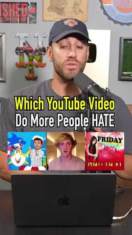 Which Video Do More People Hate?! #fyp #hate #youtube #socialmedia #loganpaul #friday 