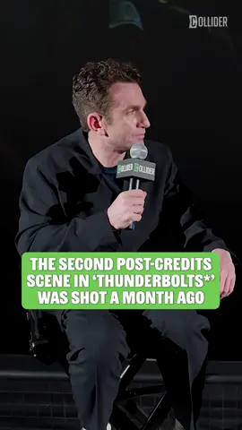 The second post credits scene in Thunderbolts* was shot just a month ago 🎥 #Thunderbolts #Marvel #JakeSchreier