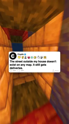 The street outside my house doesn't exist on any map. It still gets deliveries. #cryptic #minecraftparkour #askreddit #scary #reddithorror #redditreadings #paranormal #fyp #horrorstoriestok #horror #nosleep #creeky