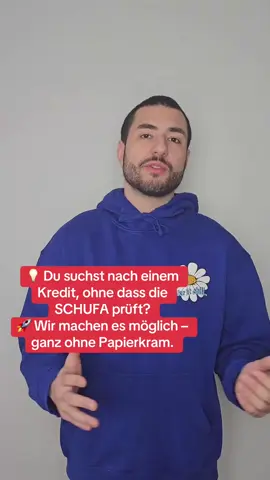 Dein Kredit. Deine Freiheit. Ohne SCHUFA.” 💡 Du suchst nach einem Kredit, ohne dass die SCHUFA prüft? 🚀 Wir machen es möglich – ganz ohne Papierkram. 🔎 In nur 60 Sekunden erfährst du, wie viel möglich ist! #KreditOhneSchufa #SofortKredit #KreditOhnePapierkram #OnlineKredit #KeineSchufaAbfrage #SchnellUndEinfach #KreditFreiheit #OhneBonitätsprüfung #KreditSofort